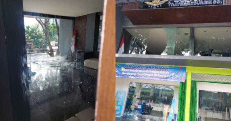 Kolase foto TKP penembakan - Dok. Istimewa